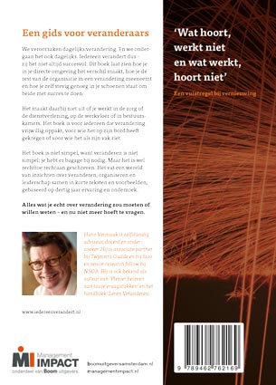 Achterkant van Iedereen verandert