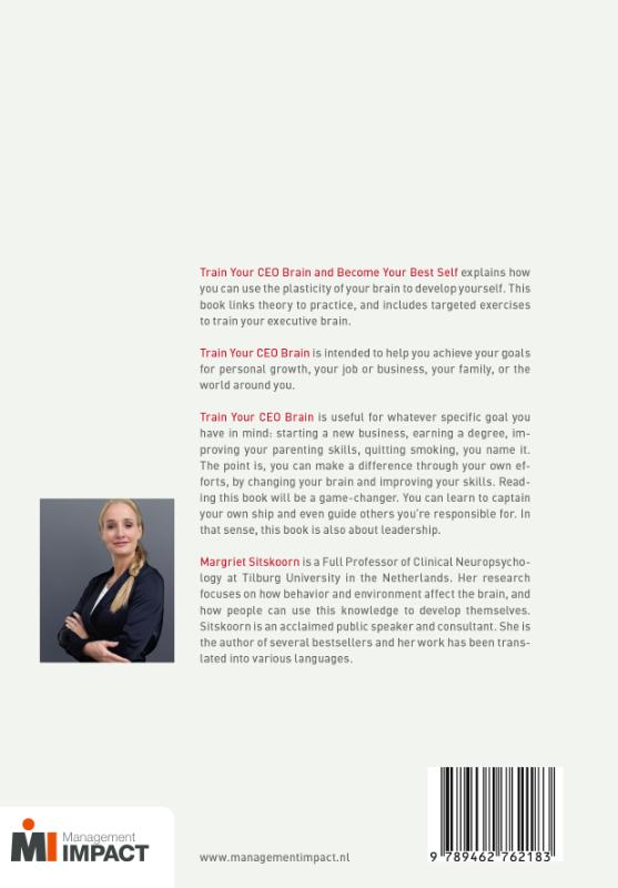Achterkant van Train Your CEO Brain