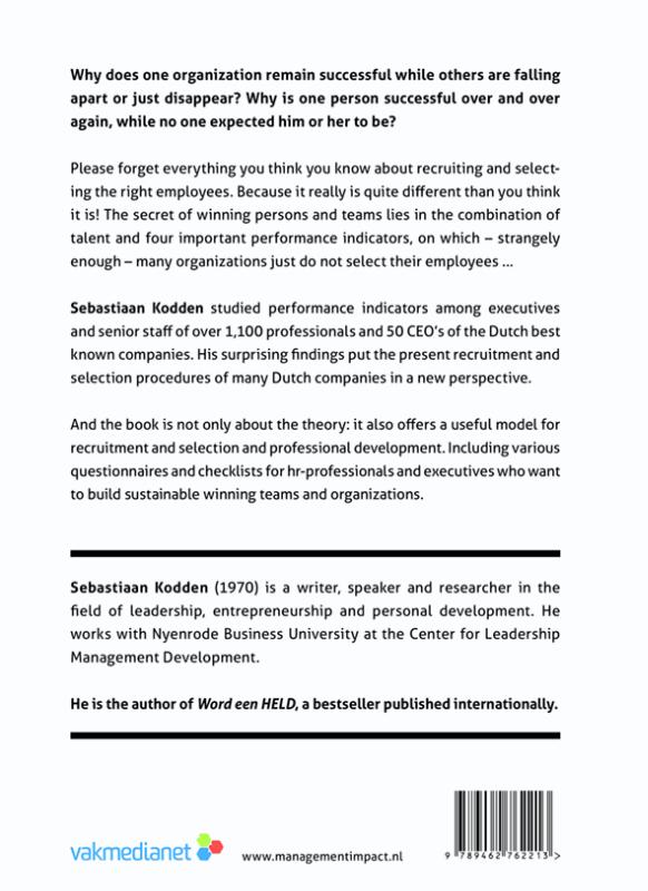 Achterkant van The art of sustainable performance