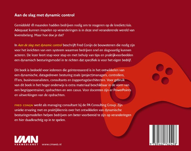 Achterkant van Aan de slag met een dynamic control