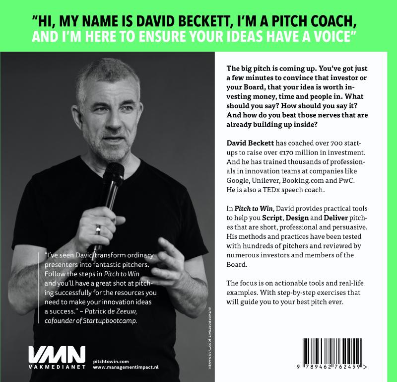 Achterkant van Pitch to Win