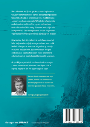 Achterkant van De gelukkige organisatie