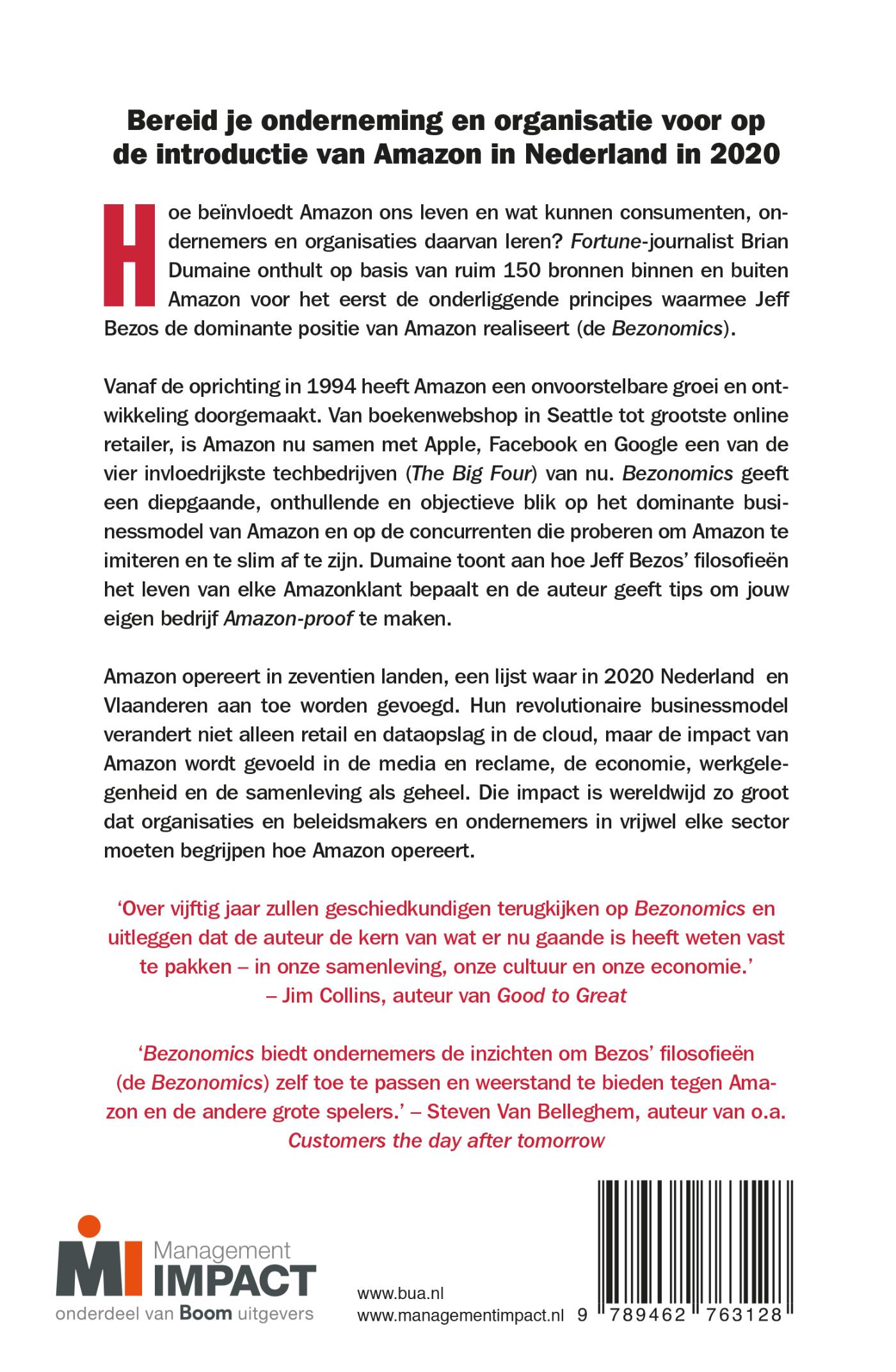 Achterkant van Bezonomics