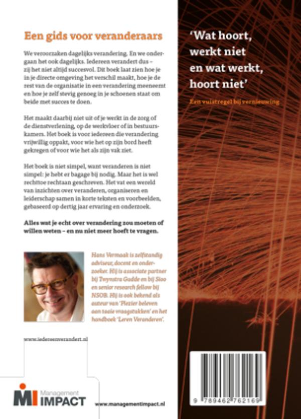 Achterkant van Iedereen verandert