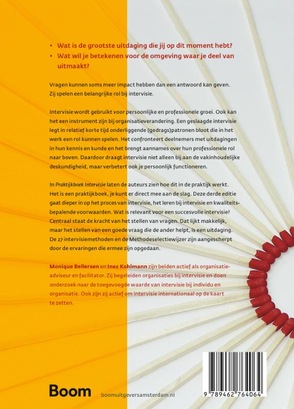 Achterkant van Praktijkboek Intervisie