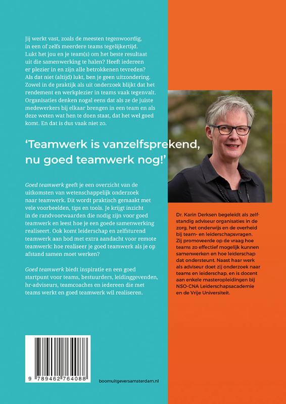 Achterkant van Goed teamwerk