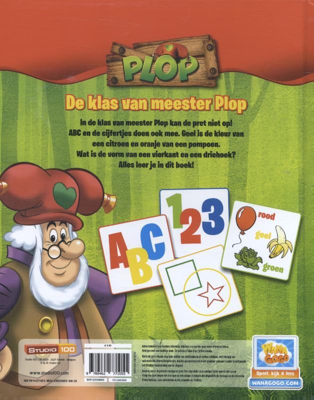 Achterkant van De klas van meester Plop