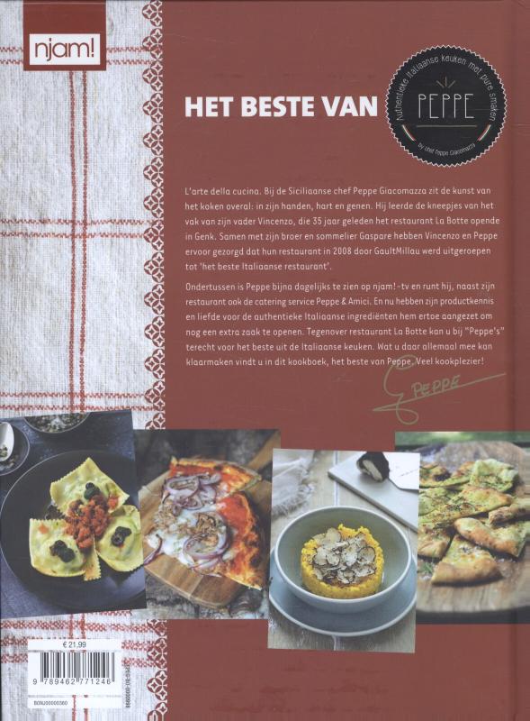 Achterkant van Het beste van Peppe