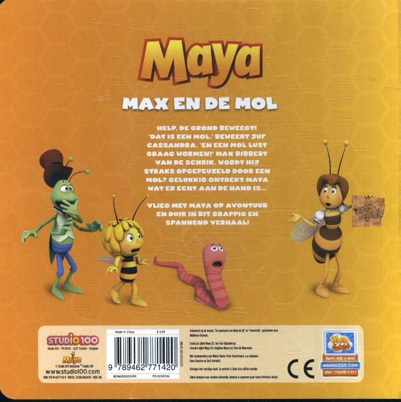 Achterkant van Max en de mol