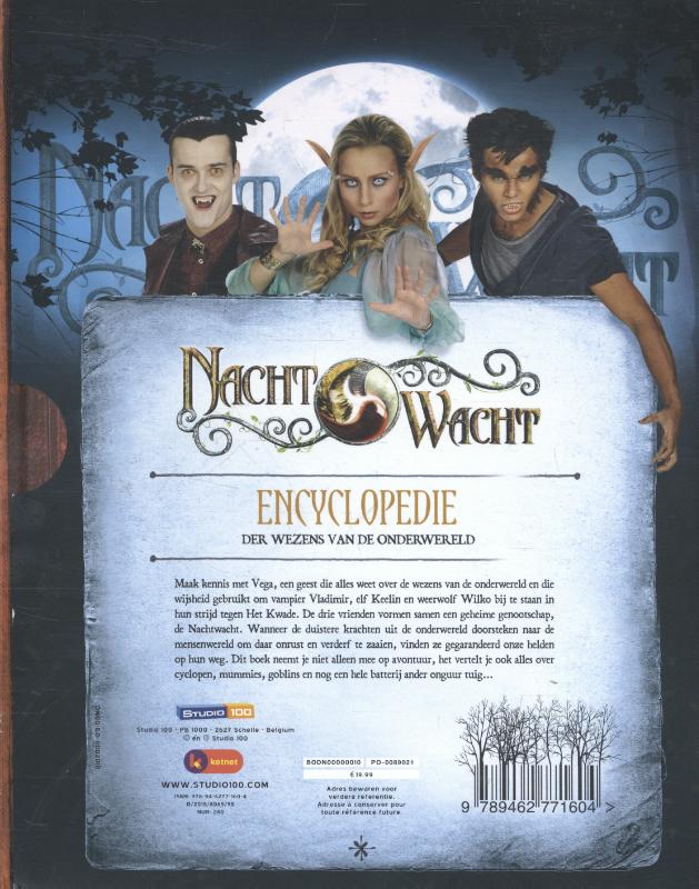 Achterkant van Nachtwacht: Encyclopedie der wezens van de onderwereld