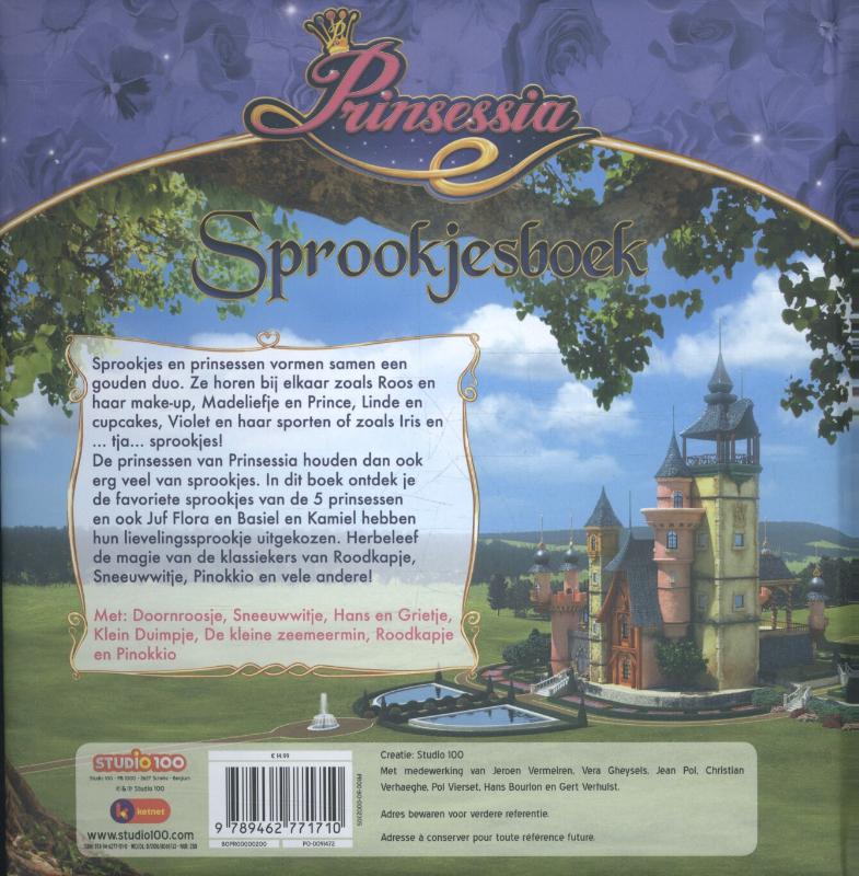 Achterkant van Sprookjesboek