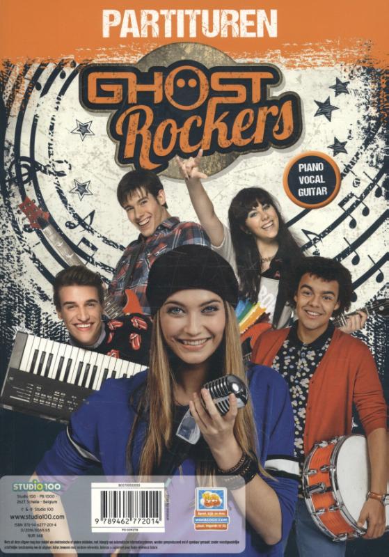 Achterkant van K3 partituren ; Ghost Rockers partituren