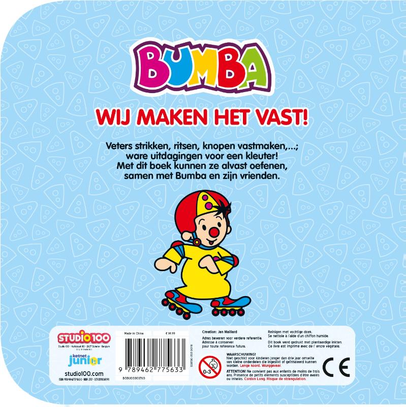 Achterkant van Bumba : multi activiteiten boek