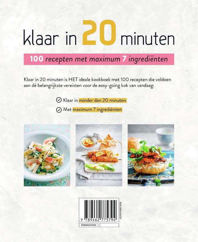 Achterkant van Njam : Klaar in 20 minuten