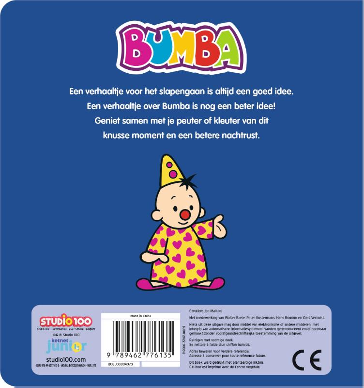 Achterkant van Bumba : Slaapverhaaltjes