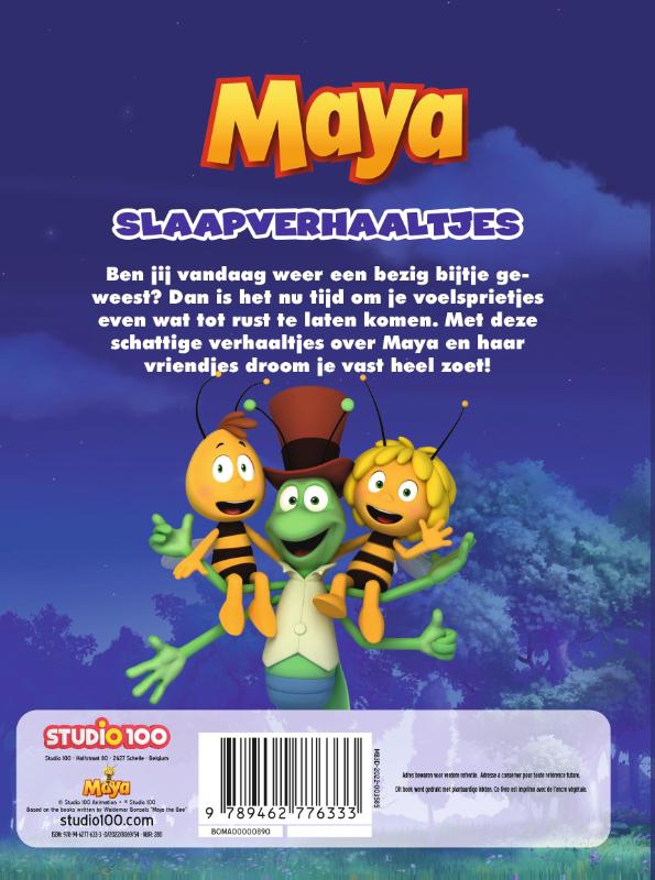 Achterkant van Maya : Slaapverhaaltjes