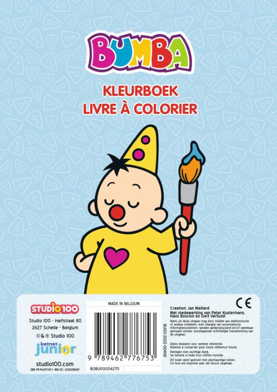 Achterkant van Bumba : kleurboek - vriendjes