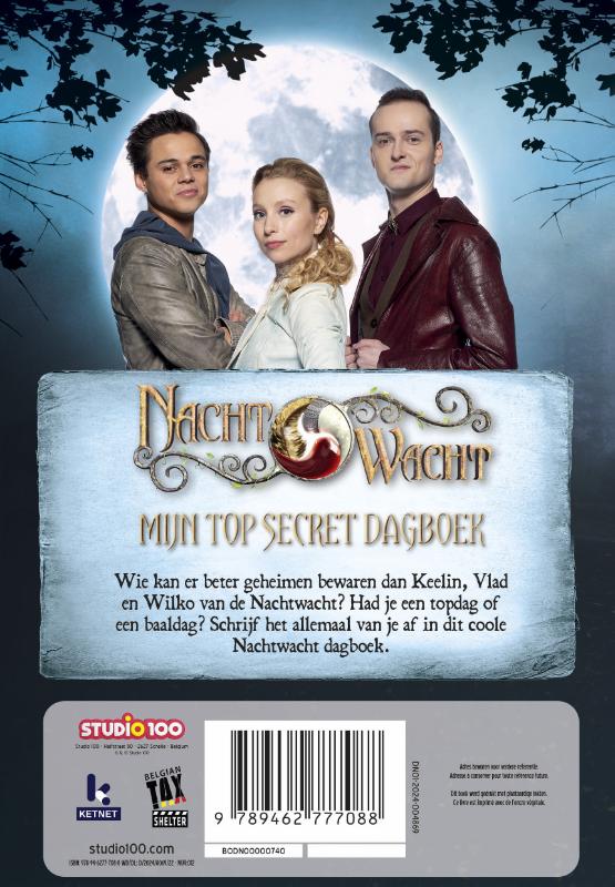 Achterkant van Mijn Top Secret Dagboek
