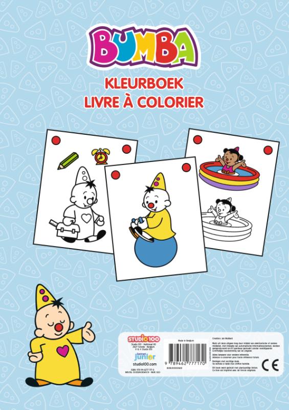 Achterkant van Bumba : kleurboek - potlood