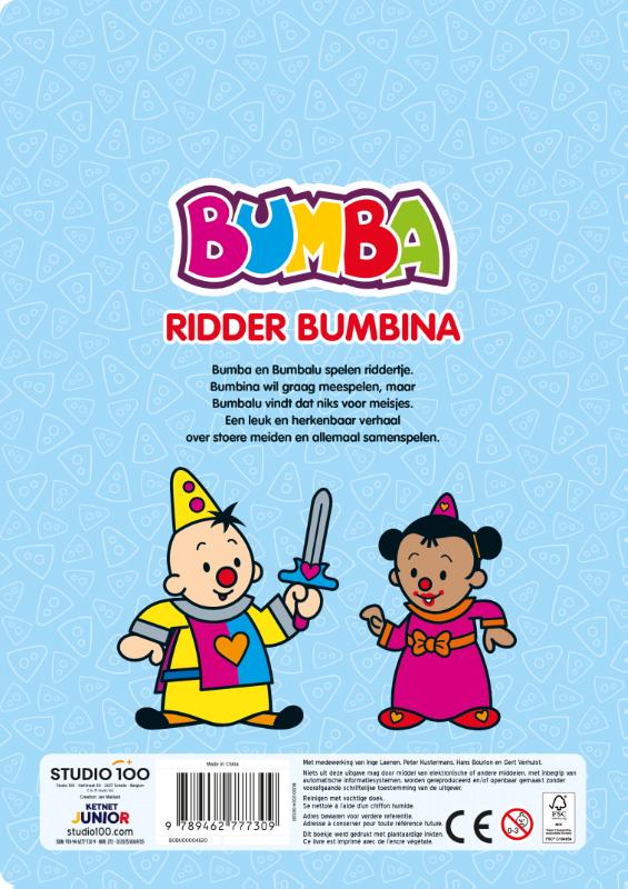 Achterkant van Bumba : kartonboek - Ridder Bumbina