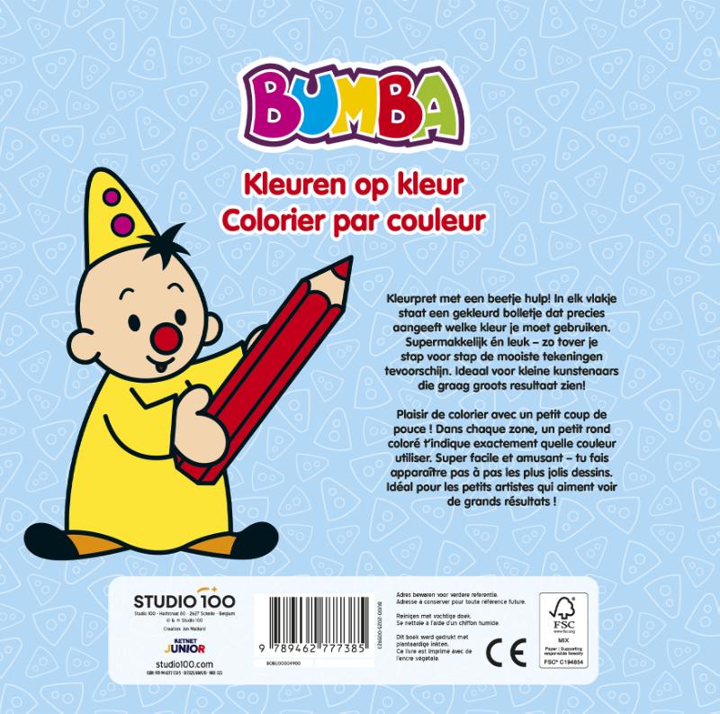 Achterkant van Bumba : colouring book - Kleuren op kleur (FSC MIX 70%)