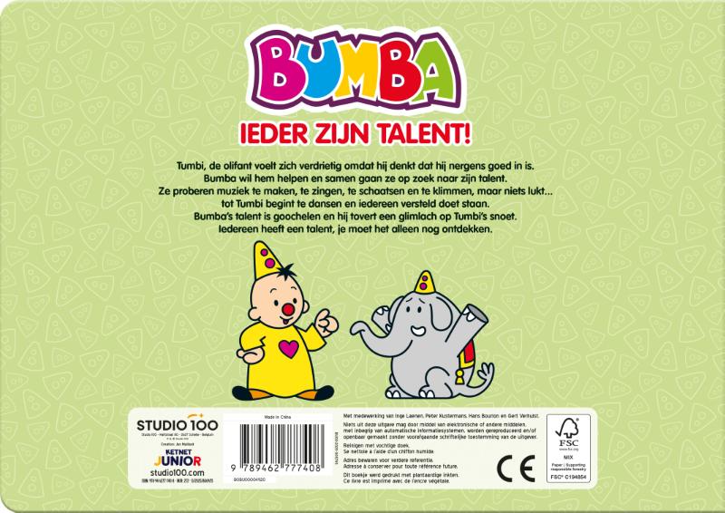 Achterkant van Ieder zijn talent