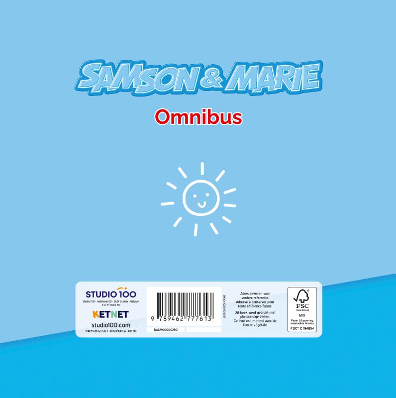 Achterkant van Samson & Marie Omnibus