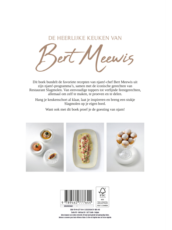 Achterkant van Njam : De heerlijke keuken van Bert Meewis