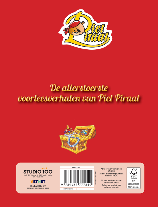 Achterkant van Piet Piraat : omnibus