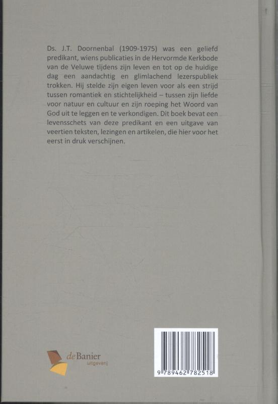Achterkant van Romantiek en stichtelijkheid