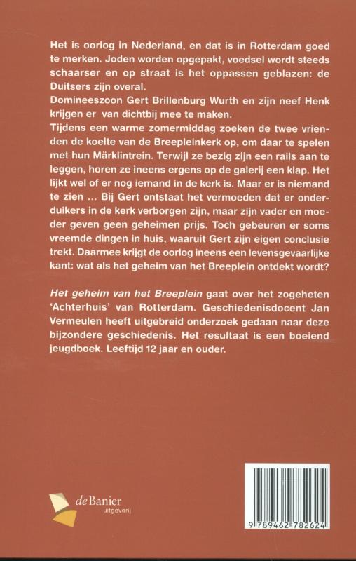 Achterkant van Het geheim van het Breeplein