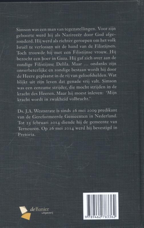 Achterkant van Simson, de eenzame strijder