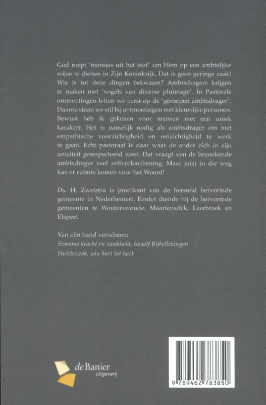 Achterkant van Pastorale ontmoetingen