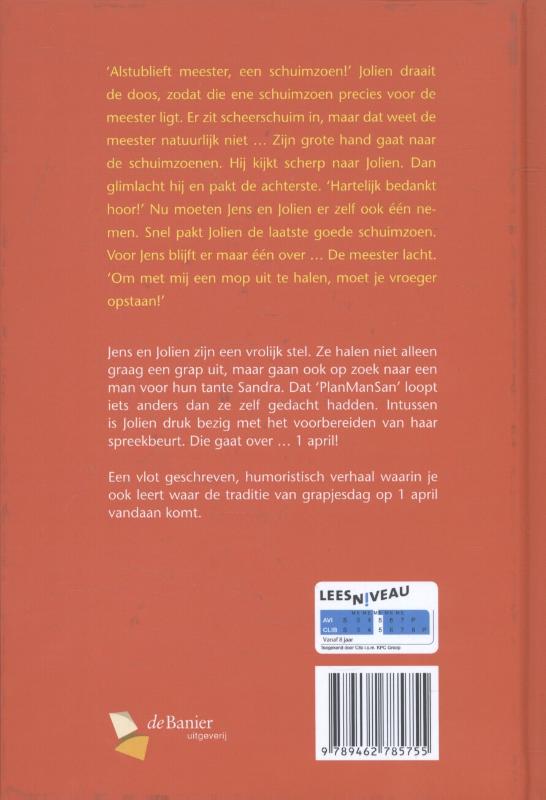 Achterkant van 1 april!