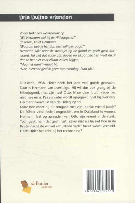 Achterkant van Drie Duitse vrienden