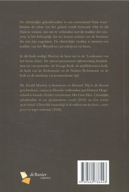 Achterkant van Een leeskamer in het grote huis