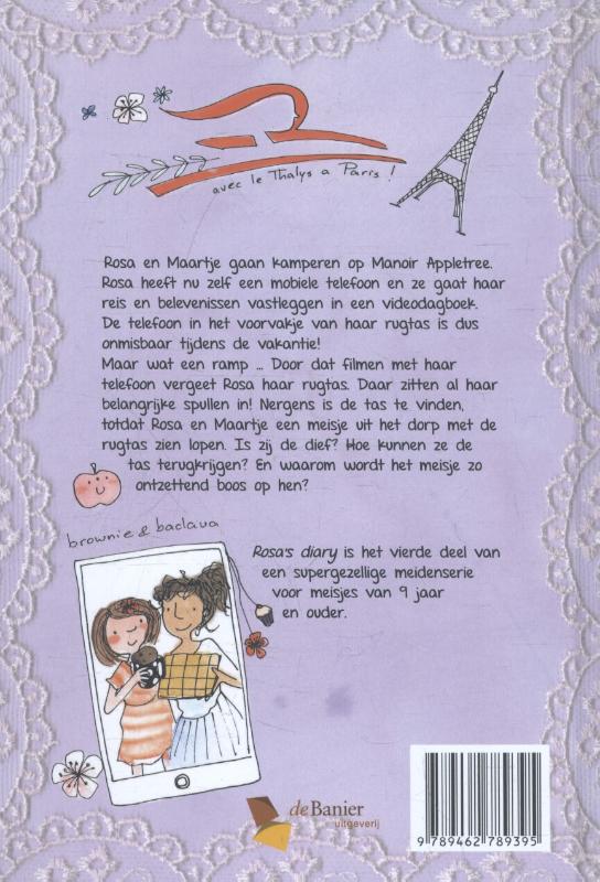 Achterkant van Rosa's diary
