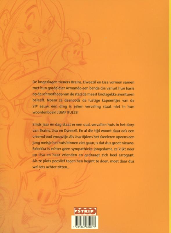 Achterkant van Het geheim van Vrankensteen