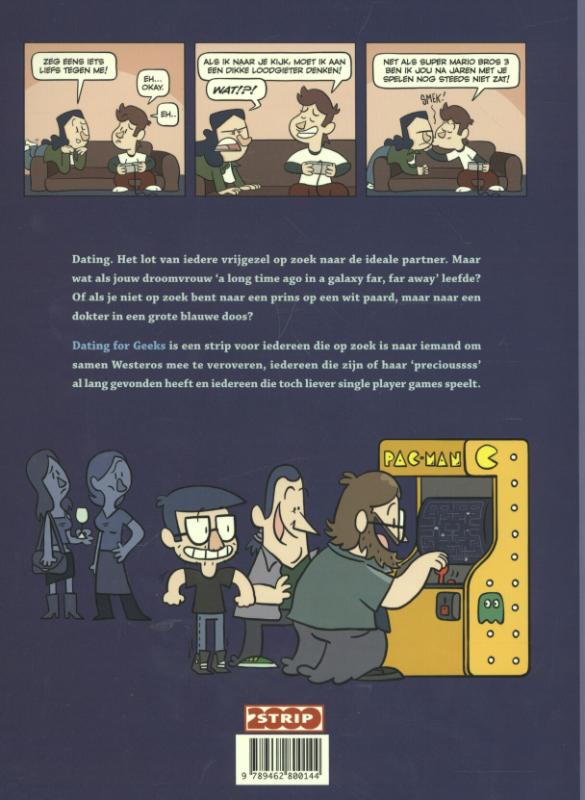 Achterkant van Dating for geeks