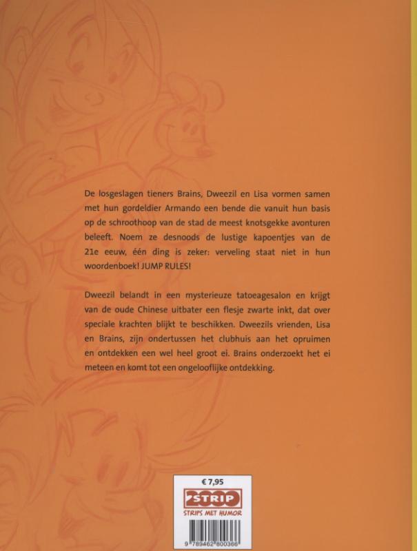 Achterkant van De tijd-tattoo