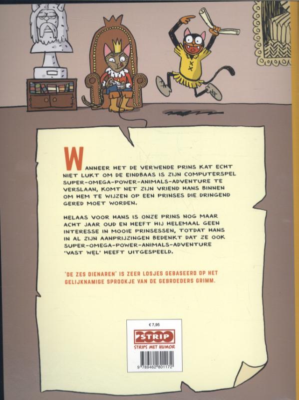 Achterkant van De zes dienaren