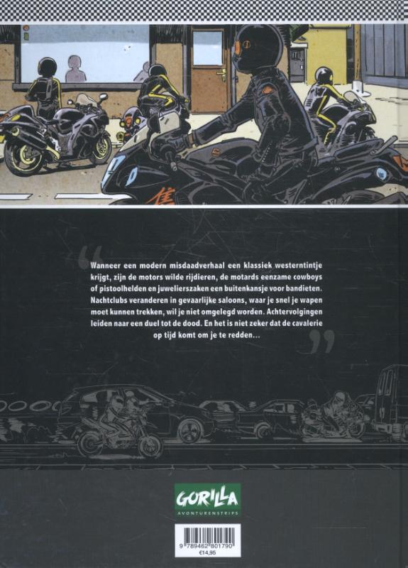 Achterkant van De Hayabusa-bende