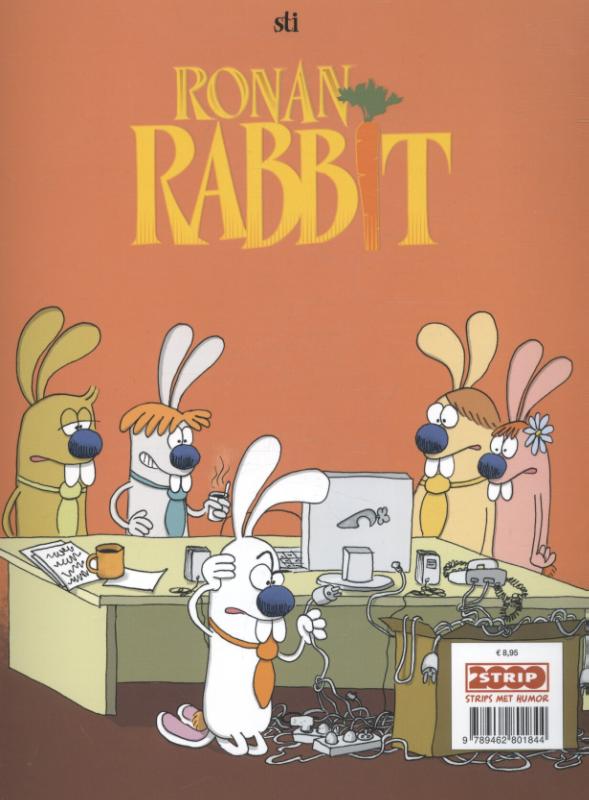 Achterkant van Tony Rabbit
