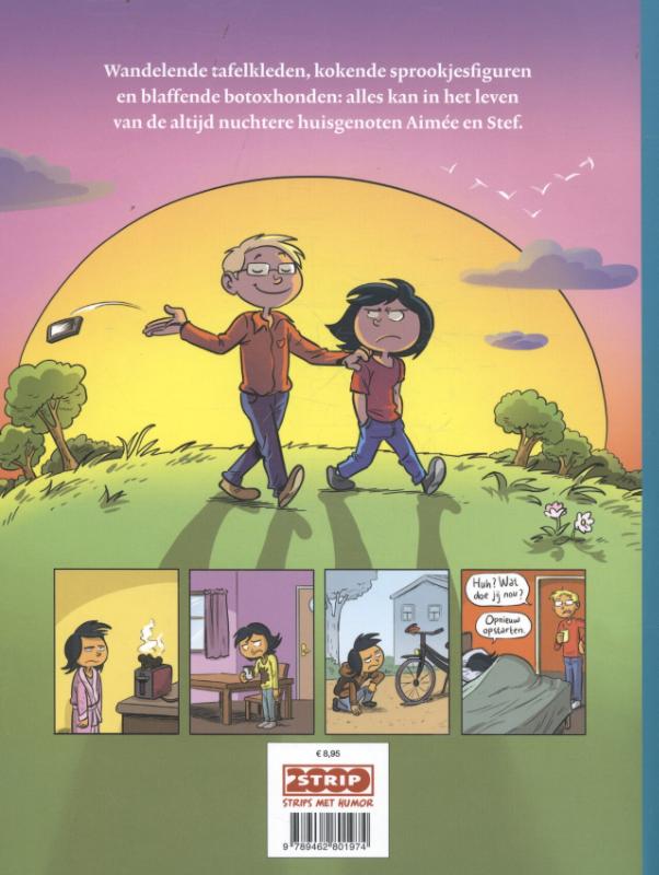 Achterkant van Eerst een selfie