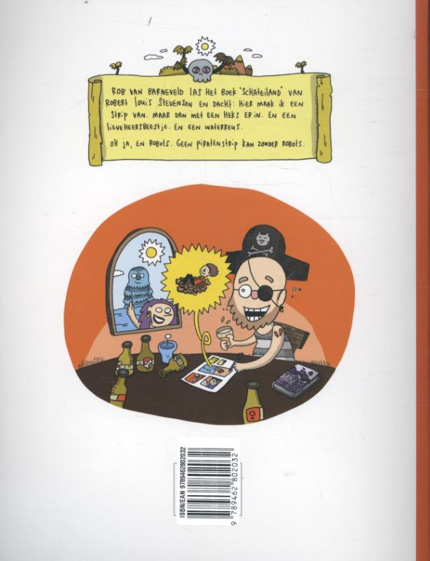Achterkant van De schat van Salami