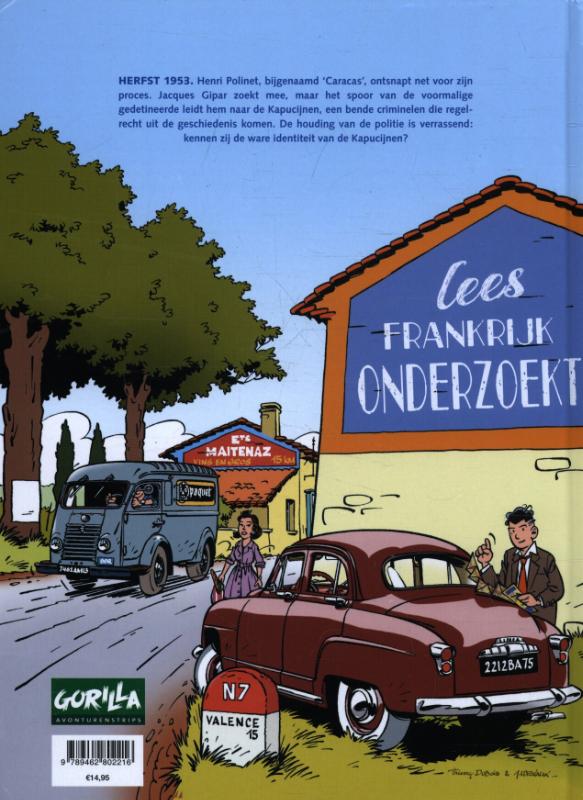 Achterkant van De terugkeer van de Kapucijnen