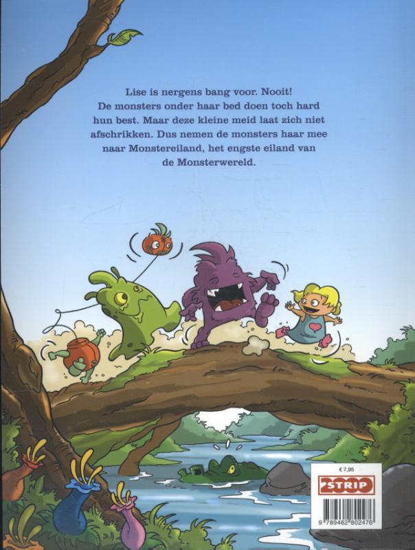 Achterkant van Lise op Monstereiland