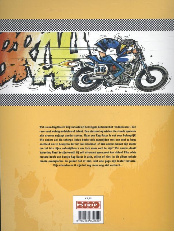 Achterkant van Ragracers