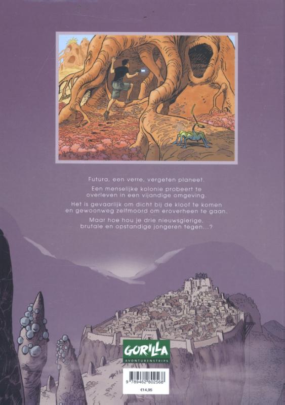 Achterkant van Garane