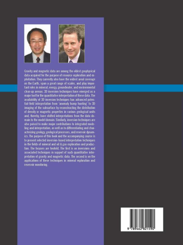 Achterkant van Gravity and magnetic methods in mineral and oil & gas exploration and production